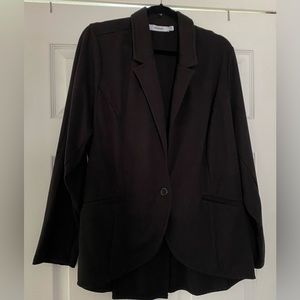 Just Fab Black Blazer - Size 3X - back has zipper detail